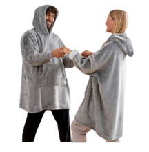 Cargar imagen en el visor de la galería, Sudadera Oversize Con Capucha

